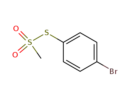 Molecular Structure of 17046-82-1 (S-(4-bromophenyl) methanesulfonothioate)
