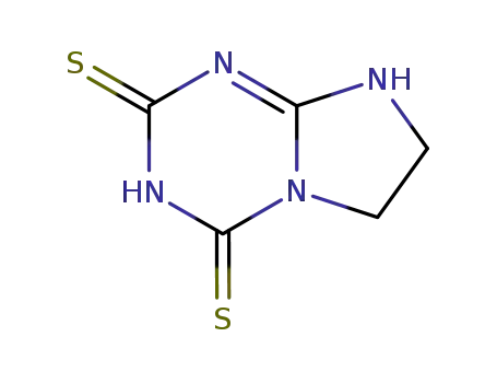 Molecular Structure of 107960-38-3 (Imidazo[1,2-a]-1,3,5-triazine-2,4(1H,3H)-dithione, 6,7-dihydro-)