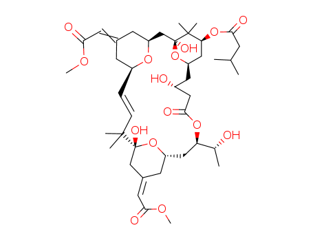 3-METHYLBUTANOIC ACID (1S,3S,5Z,7E,8E,11E,13E,15S,17S,21S,23S,25S)-1,11,21-TRIHYDROXY-17-[(1R)-1-HYDROXYETHYL]-5,13-BIS(2-METHOXY-2-OXOETHYLIDENE)-10,10,26,26-TETRAMETHYL-19-OXO-18,27,28,29-TETRAOXATE