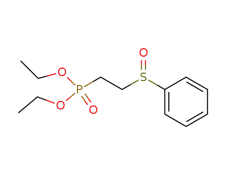 Molecular Structure of 86517-46-6 (Phosphonic acid, [2-(phenylsulfinyl)ethyl]-, diethyl ester)