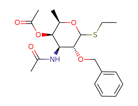 ethyl 3-acetamido-4-O-acetyl-2-O-benzyl-1-thio-D-fucopyranoside