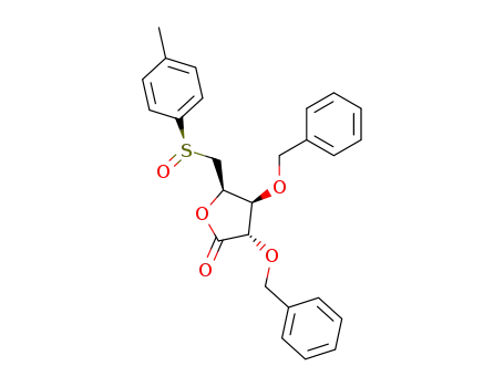 (3S,4S,5R,SR)-5-[(p-tolylsulfinyl)methyl]-3,4-bis(benzyloxy)-dihydrofuran-2-one