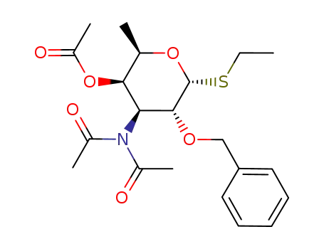 ethyl 3,3-diacetamido-4-O-acetyl-2-O-benzyl-1-thio-α-D-fucopyranoside