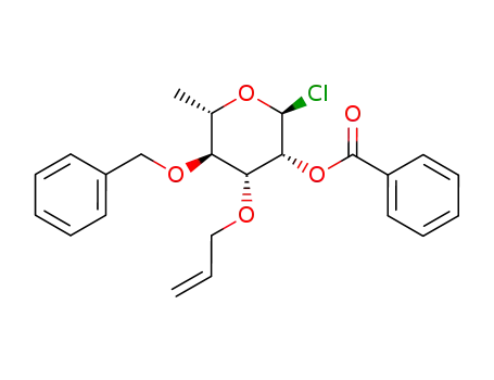 3-O-allyl-2-O-benzoyl-4-O-benzyl-α-L-rhamnopyranosyl chloride
