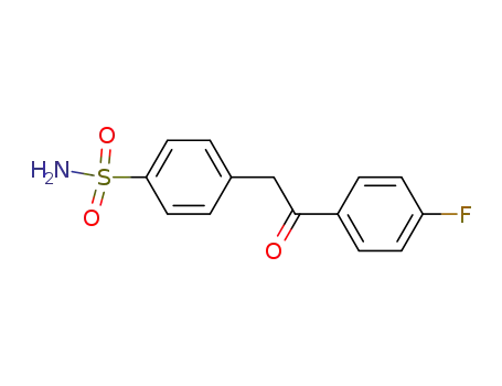 Molecular Structure of 185345-82-8 (Benzenesulfonamide, 4-[2-(4-fluorophenyl)-2-oxoethyl]-)