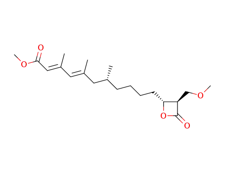 (2'R,3'R,7R)-(E,E)-methyl 11-<3'-(hydroxymethyl)-4'-oxo-2'-oxethanyl>-3,5,7-trimethyl-2,4-undecadienoate