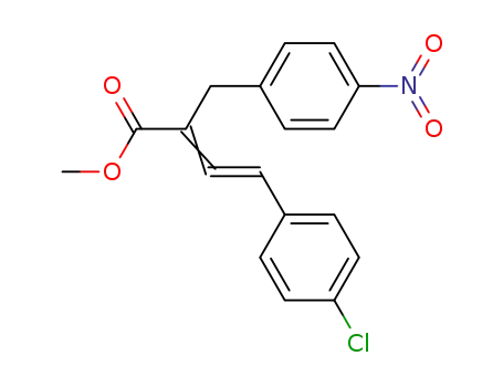 Molecular Structure of 642475-74-9 (3-(p-chlorophenyl)-1-methoxycarbonyl-1-(p-nitrobenzyl)allene)