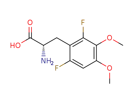Molecular Structure of 476359-43-0 (2,6-difluoro-L-3,4-dimethoxyphenylalanine)