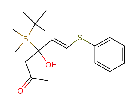 4-(<i>tert</i>-butyl-dimethyl-silanyl)-4-hydroxy-6-phenylsulfanyl-hex-5-en-2-one