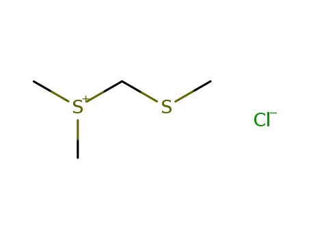 Molecular Structure of 37539-98-3 (Sulfonium, dimethyl[(methylthio)methyl]-, chloride)