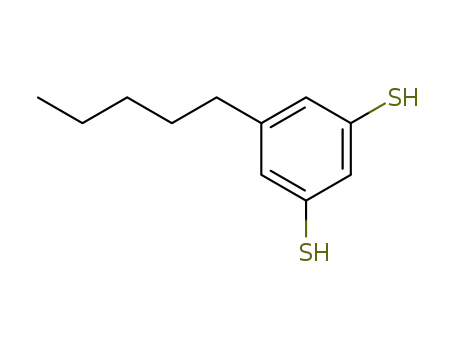 Molecular Structure of 50667-92-0 (1,3-Benzenedithiol, 5-pentyl-)