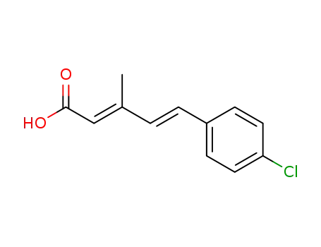 2,4-Pentadienoic acid, 5-(4-chlorophenyl)-3-methyl-, (E,E)-