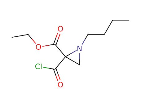1-Butyl-2-chlorocarbonyl-aziridine-2-carboxylic acid ethyl ester