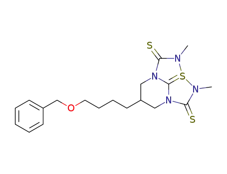 2,3-dimethyl-6-(4-benzyloxybutane)-5H,7H-2a-thia(2a-S<sup>IV</sup>)-2,3,4a,7a-tetraazacyclopent[c,d]indene-1,4(2H,3H)-dithione