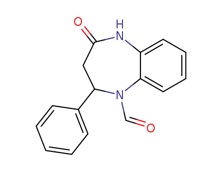 4-Oxo-2-phenyl-2,3,4,5-tetrahydro-benzo[b][1,4]diazepine-1-carbaldehyde