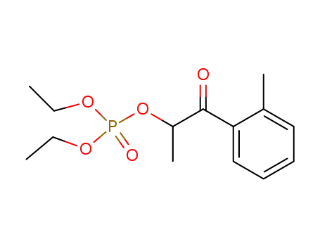 Phosphoric acid, diethyl 1-methyl-2-(2-methylphenyl)-2-oxoethyl ester