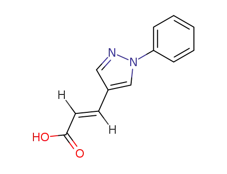(2E)-3-(1-phenyl-1H-pyrazol-4-yl)prop-2-enoic acid