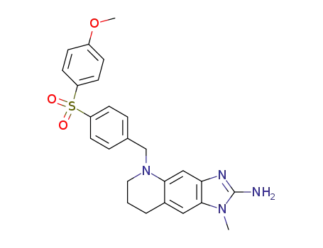 N<sup>1</sup>-methyl-2-amino-N<sup>5</sup>-<4-<(4-methoxyphenyl)sulfonyl>benzyl>-5,6,7,8-tetrahydro-1H-imidazo<4,5-g>quinoline