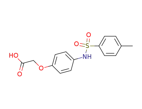 Molecular Structure of 77645-41-1 ([4-(toluene-4-sulfonylamino)-phenoxy]-acetic acid)