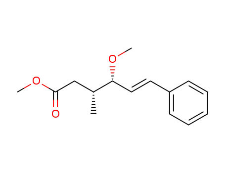 methyl (E)-(3R<sup>*</sup>,4S<sup>*</sup>)-4-methoxy-3-methyl-6-phenylhexa-5-enoate