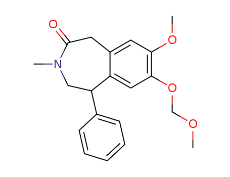8-methoxy-7-methoxymethoxy-3-methyl-5-phenyl-1,3,4,5-tetrahydro-benzo[<i>d</i>]azepin-2-one