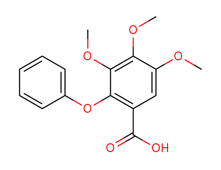 Benzoic acid, 3,4,5-trimethoxy-2-phenoxy-