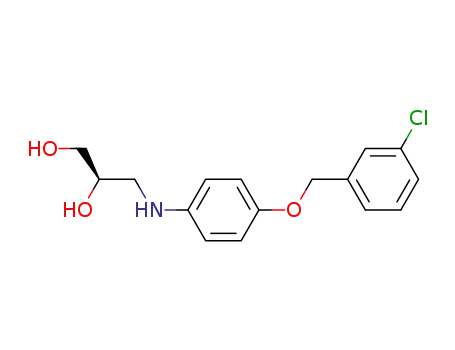 (R)-3-<<4-<(3-chlorophenyl)methoxy>phenyl>amino>-1,2-propanediol
