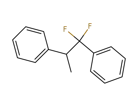 Molecular Structure of 1493-60-3 (Benzene, 1,1'-(1,1-difluoro-2-methyl-1,2-ethanediyl)bis-)
