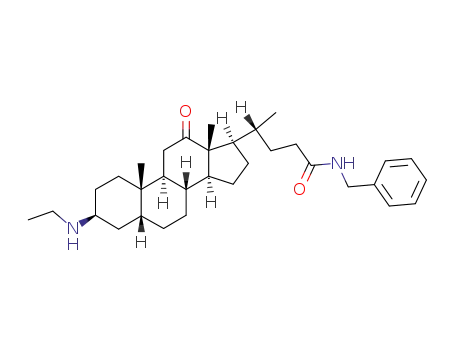 N-Benzyl(3β,5β)-3-ethylamino-12-oxo-cholan-24-amide