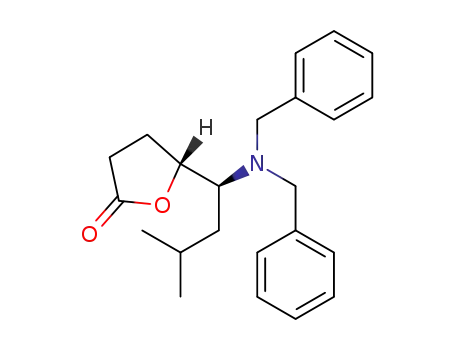 (5R,1'S)-5-(1'-(dibenzylamino)-3'-methylbutyl)dihydrofuran-2(3H)-one