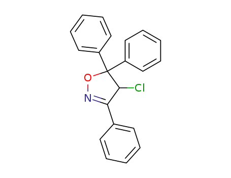 4-Chloro-3,5,5-triphenyl-4,5-dihydro-isoxazole