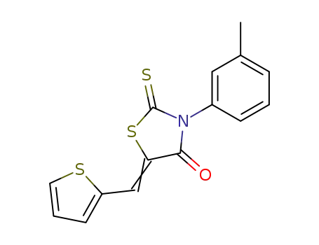 5-Thiophen-2-ylmethylene-2-thioxo-3-m-tolyl-thiazolidin-4-one