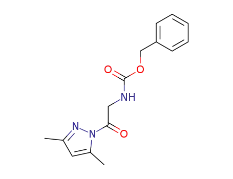 Carbamic acid, [2-(3,5-dimethyl-1H-pyrazol-1-yl)-2-oxoethyl]-,
phenylmethyl ester
