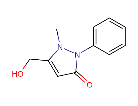 3H-Pyrazol-3-one, 1,2-dihydro-5-(hydroxymethyl)-1-methyl-2-phenyl-