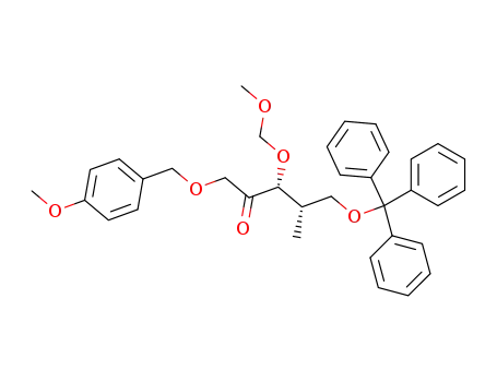 (3R,4S)-1-(4-Methoxy-benzyloxy)-3-methoxymethoxy-4-methyl-5-trityloxy-pentan-2-one