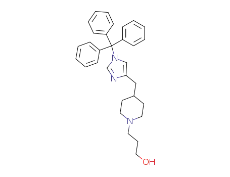 3-[4-(1-trityl-1<i>H</i>-imidazol-4-ylmethyl)-piperidin-1-yl]-propan-1-ol
