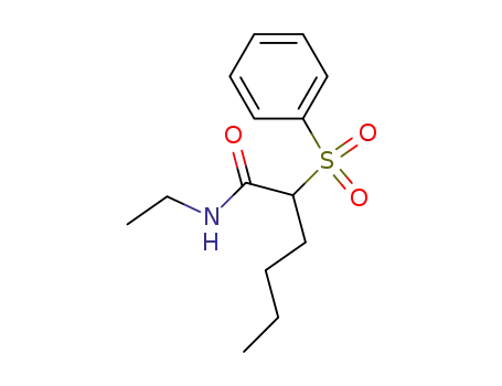2-benzenesulfonyl-hexanoic acid ethylamide