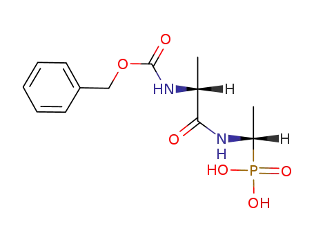 Molecular Structure of 98820-76-9 ([(S)-1-((R)-2-Benzyloxycarbonylamino-propionylamino)-ethyl]-phosphonic acid)