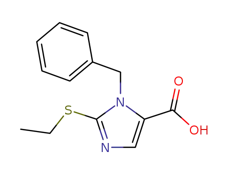 1H-Imidazole-5-carboxylic acid, 2-(ethylthio)-1-(phenylmethyl)-