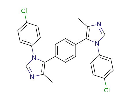1,4-bis<1-(4-chlorophenyl)-4-methyl-imidazolyl>benzene