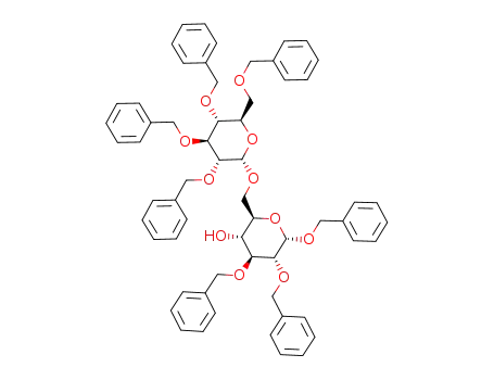 Molecular Structure of 82805-20-7 (benzyl 2,3,2',3',4',6'-hexa-O-benzyl-α-D-isomaltoside)