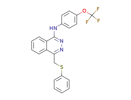1-(4-trifluoromethoxyanilino)-4-phenylthiomethylphthalazine