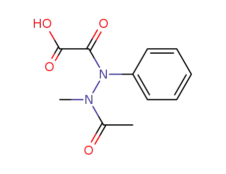 Molecular Structure of 38988-02-2 (Oxalsaeure-mono(2-acetyl-2-methyl-1-phenyl)hydrazid)