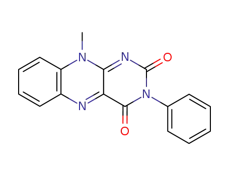 Molecular Structure of 61369-42-4 (10-methyl-3-phenylbenzo[g]pteridine-2,4(3H,10H)-dione)