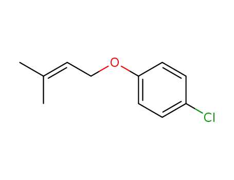 Molecular Structure of 58876-96-3 (Benzene, 1-chloro-4-[(3-methyl-2-butenyl)oxy]-)