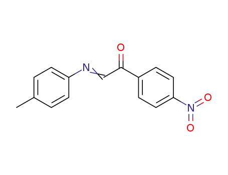 1-(4-nitro-phenyl)-2-<i>p</i>-tolylimino-ethanone