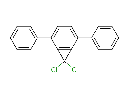 Molecular Structure of 33253-76-8 (Bicyclo[4.1.0]hepta-1,3,5-triene, 7,7-dichloro-2,5-diphenyl-)
