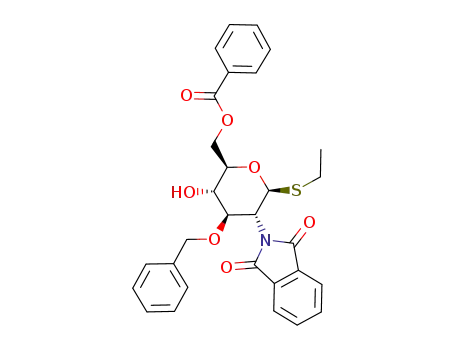 ethyl 6-O-benzoyl-3-O-benzyl-2-deoxy-2-phthalimido-1-thio-β-D-glucopyranoside