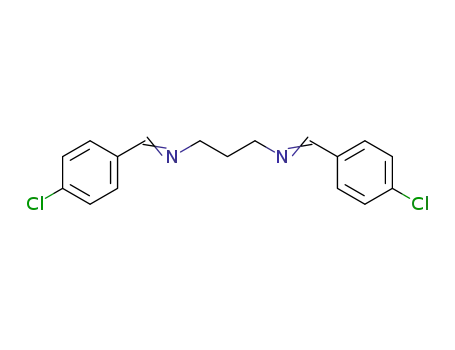 Molecular Structure of 7147-21-9 (1-(4-chlorophenyl)-N-[3-[(4-chlorophenyl)methylideneamino]propyl]methanimine)