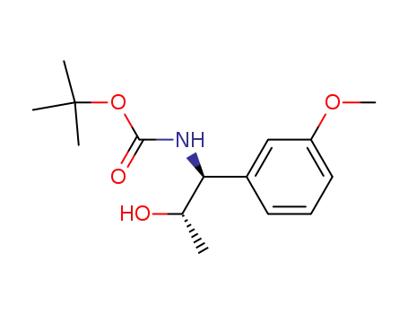 tert-butyl (1S,2S)-2-hydroxy-1-(3-methoxyphenyl)propylcarbamate